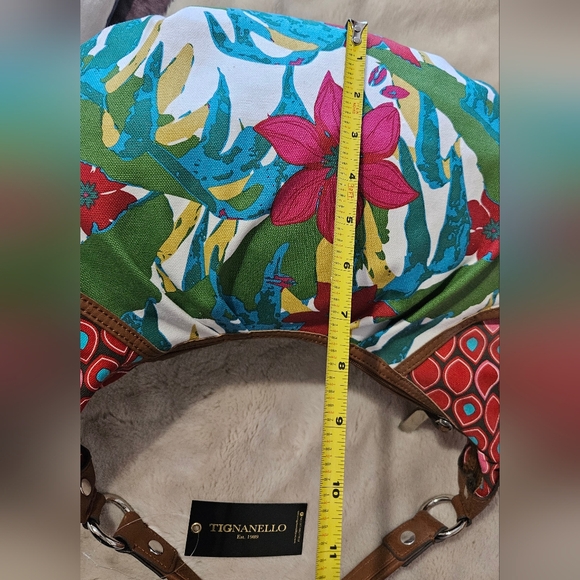 Tignanello Vibrant Floral Hobo Bag - Picture 11 of 12